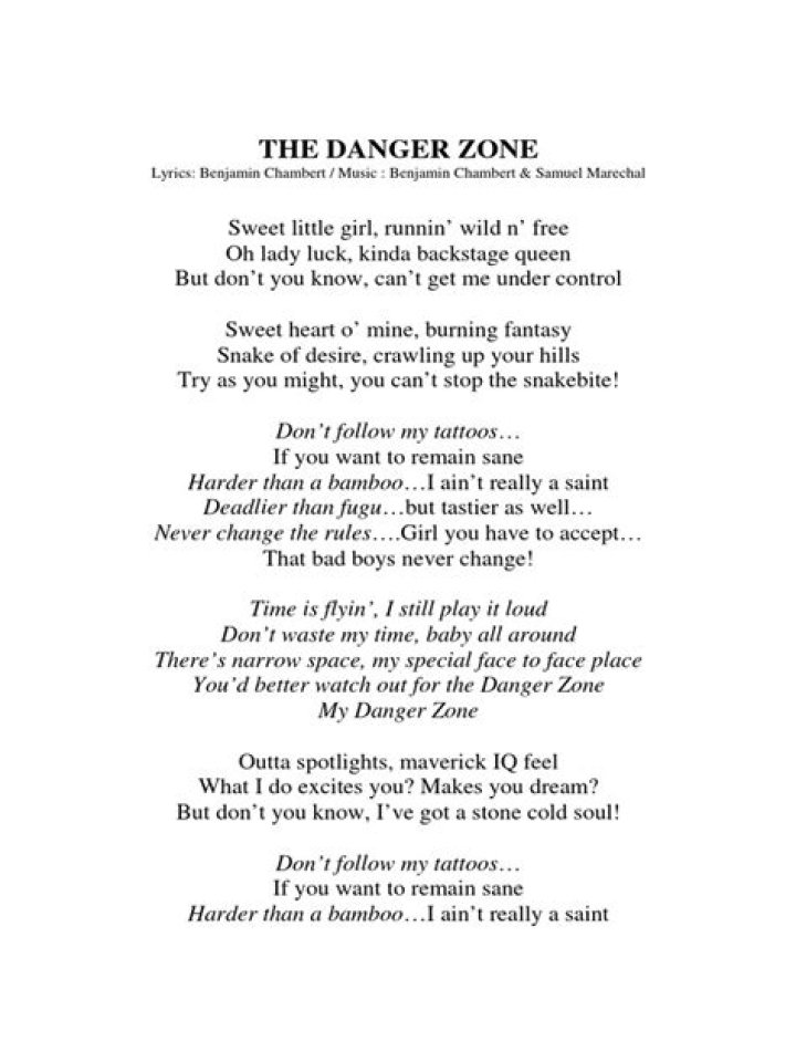 2pac danger zone lyrics