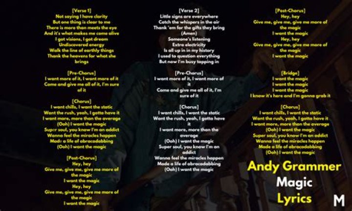Baby it’s magic magic magic lyrics