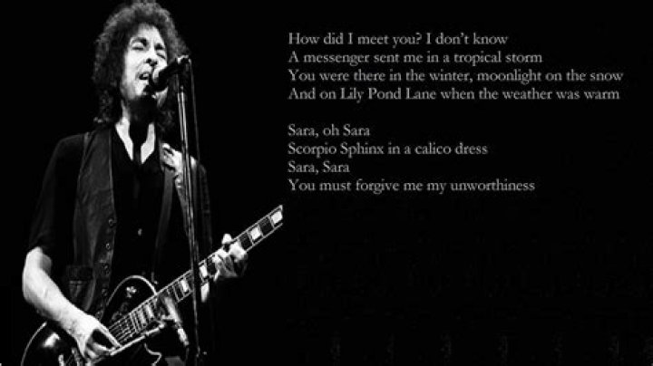 Bob Dylan Sara Lyrics