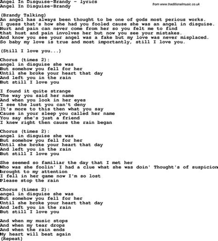 Brandy first love lyrics