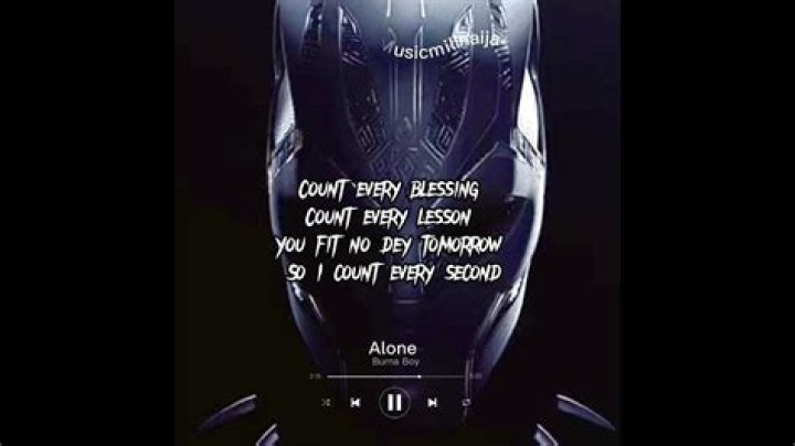 Burna Boy – Alone Lyrics