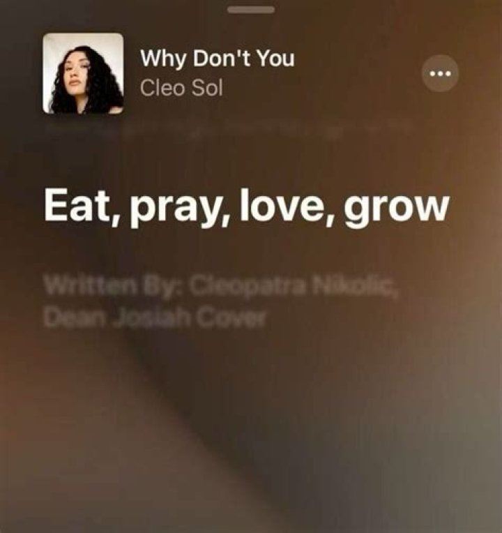 Cleo sol why dont lyrics