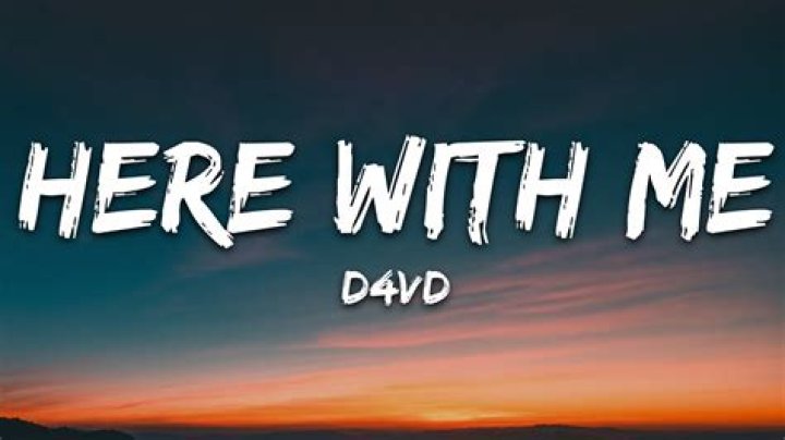 D4vd here with me lyrics