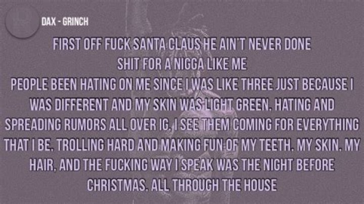 Dax grinch lyrics