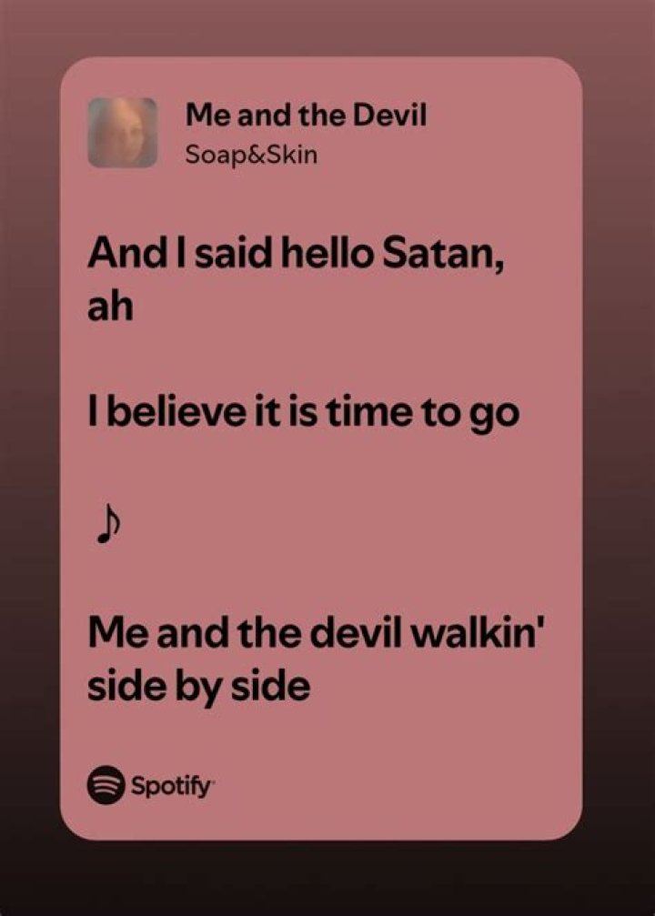 Devil lyrics lyrics