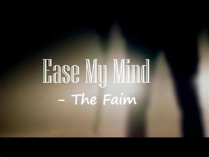 Ease my mind lyrics