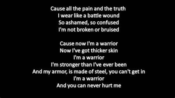Feel like a warrior lyrics