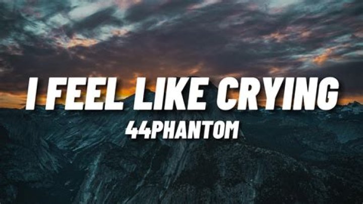 Feel like crying lyrics