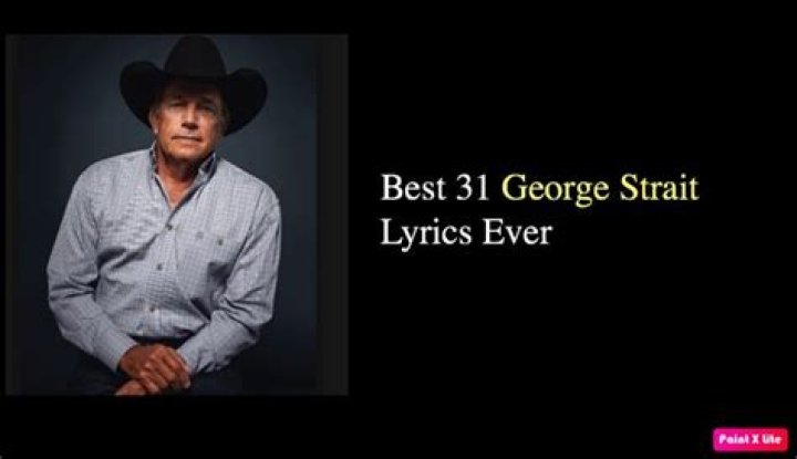 George strait lyrics