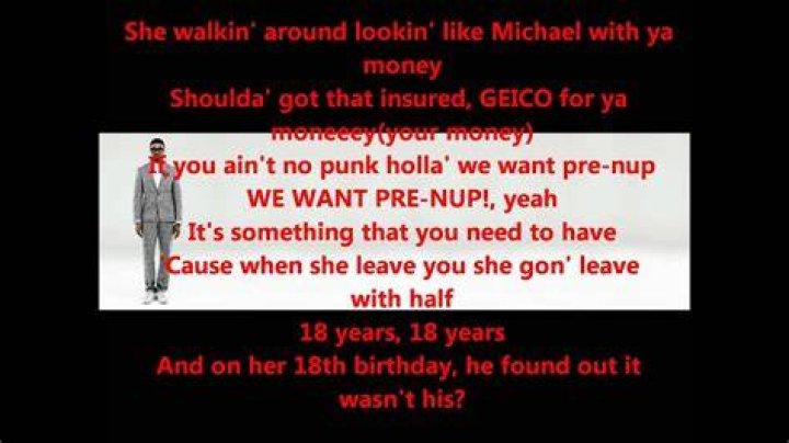 Gold digger clean lyrics