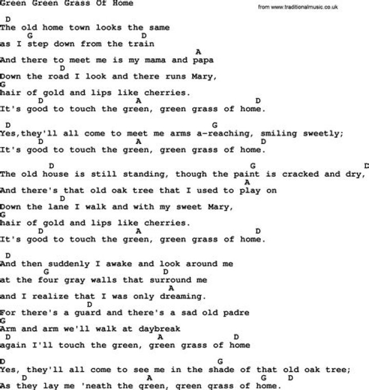Green field lyrics