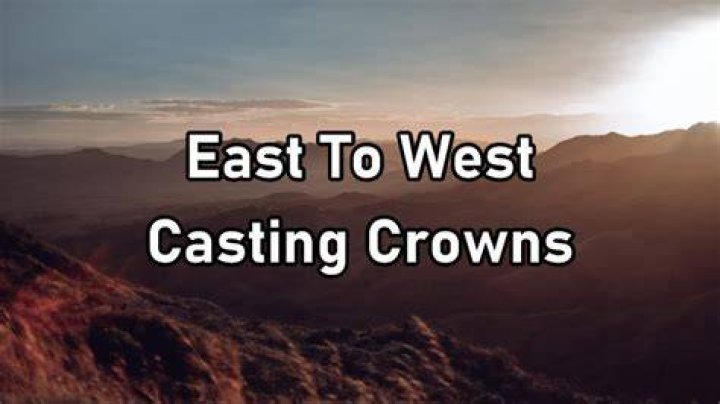 How far the east is from the west lyrics