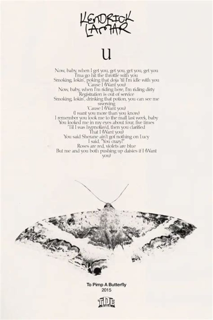 Kendrick lamar u lyrics