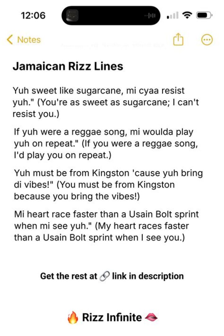 Like a jamaican lyrics