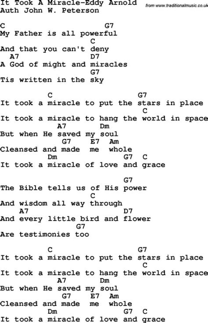 Looking for a miracle lyrics