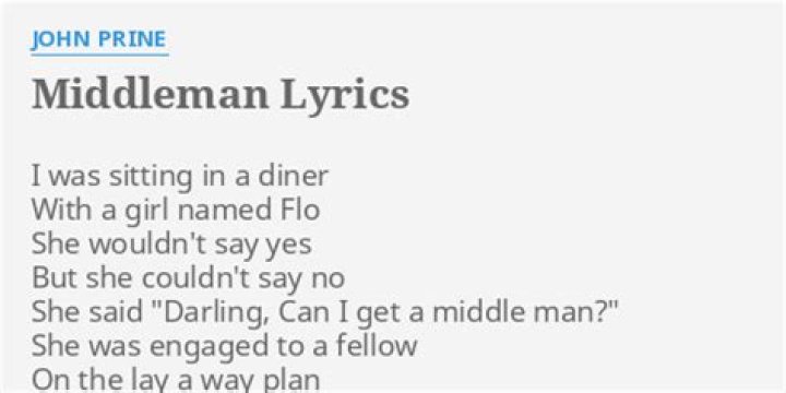 Middleman lyrics