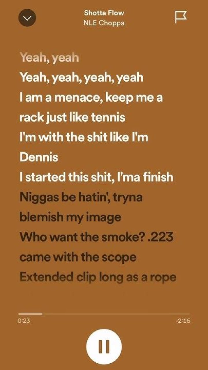 Nle choopa lyrics