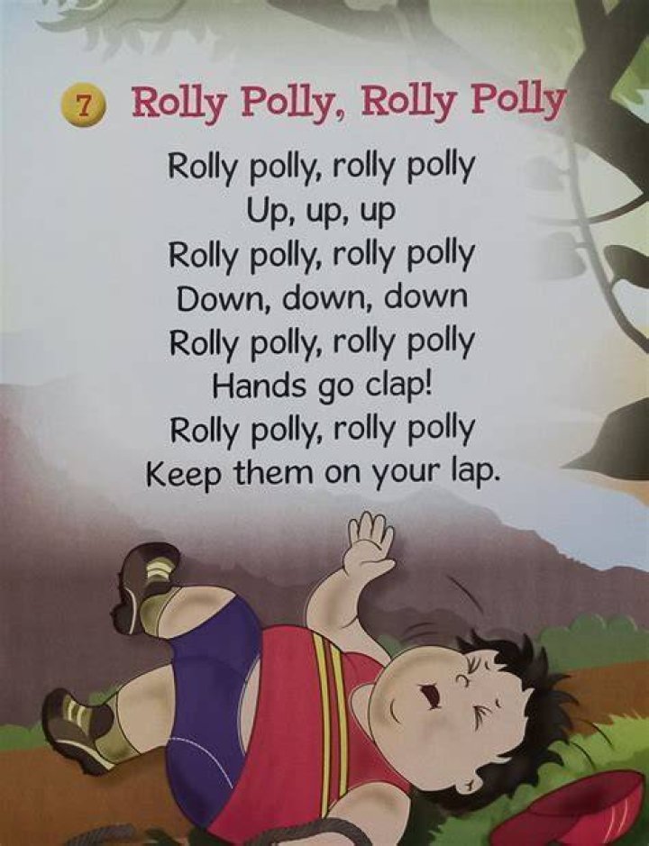 Roly, roly, poly here comes lyrics