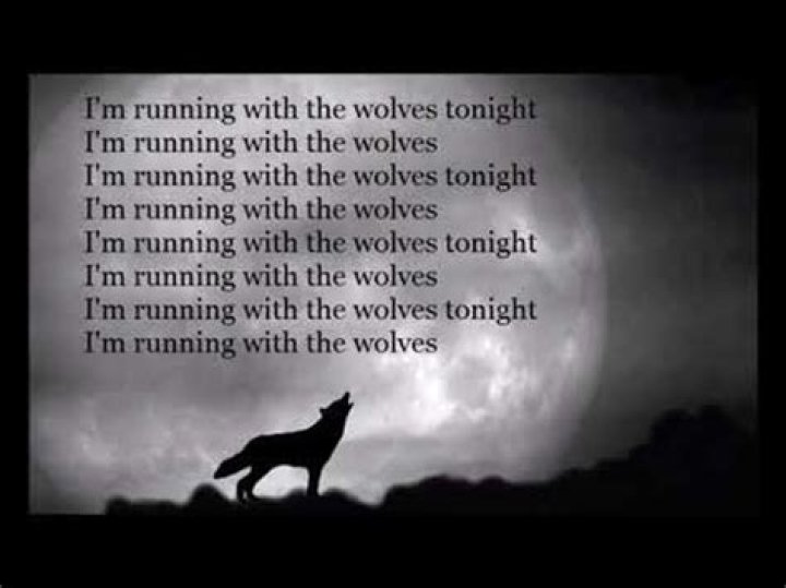 Running with wolves lyrics