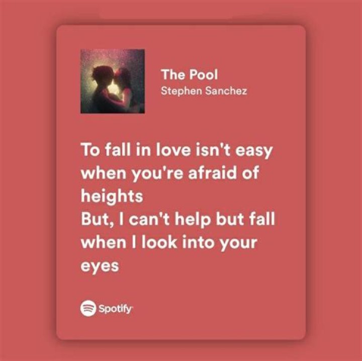 Stephen sanchez lyrics