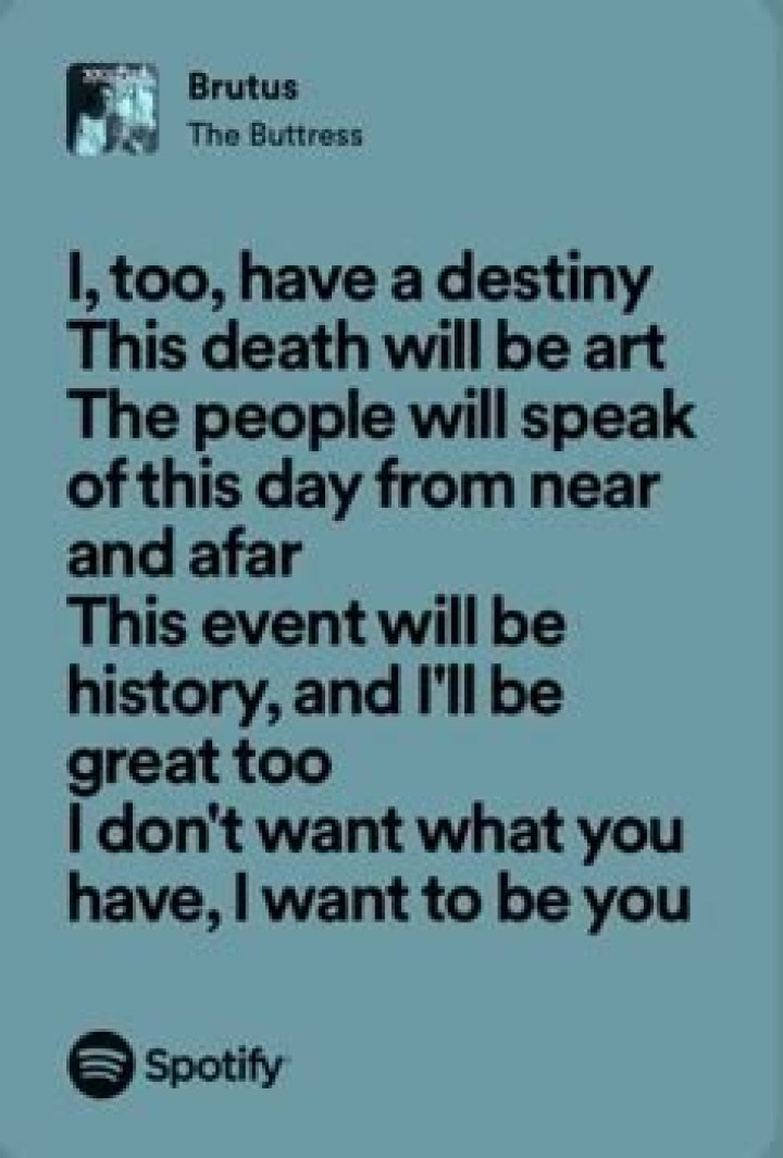 The buttress lyrics