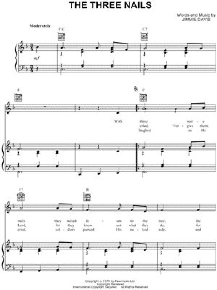 Three rusty nails lyrics