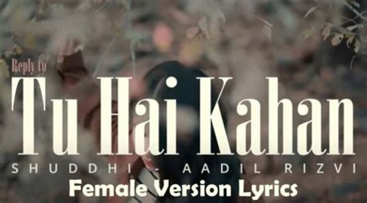 Tu hai kahan reply version lyrics