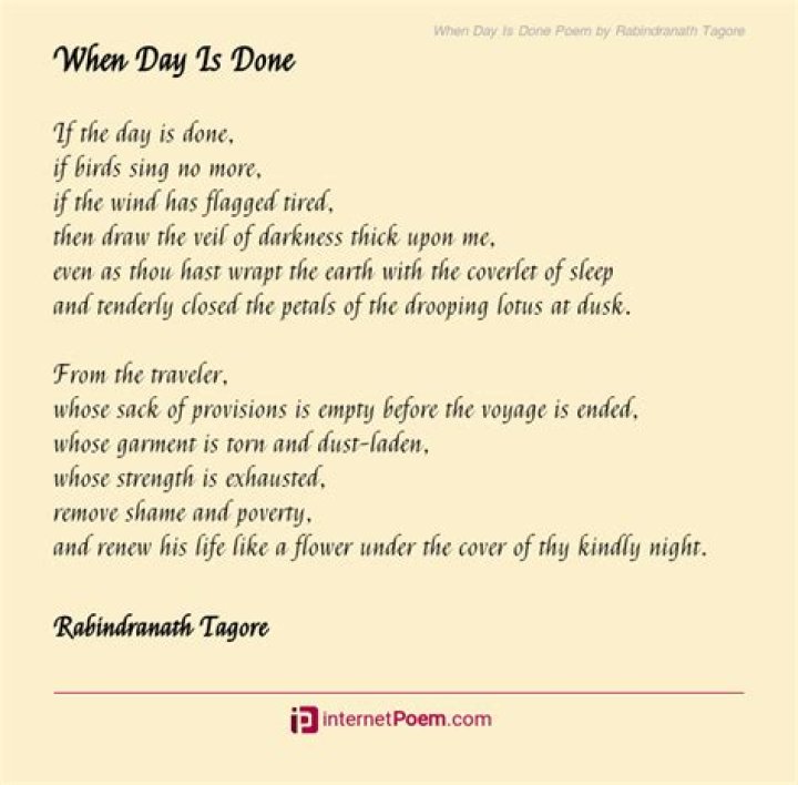 When day is done lyrics