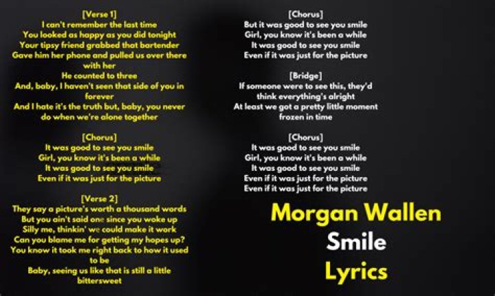 When you smile lyrics